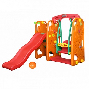 Игровой центр Карапуз с качелями, музыкальной панелью, горкой и баскетбольным кольцом (Gona Toys, GO-005W)